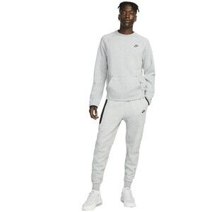 Nike Men’s LARGE Tech Fleece Pants Joggers Grey Heather Sweatpants 582835-063